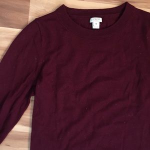 J. Crew Maroon Sweater